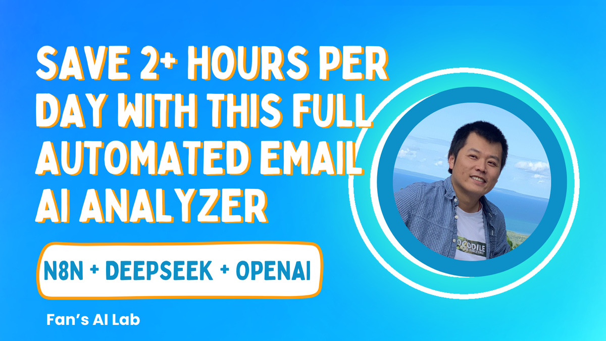 SAVE 2+ hours per day with this full automated email AI Analyzer